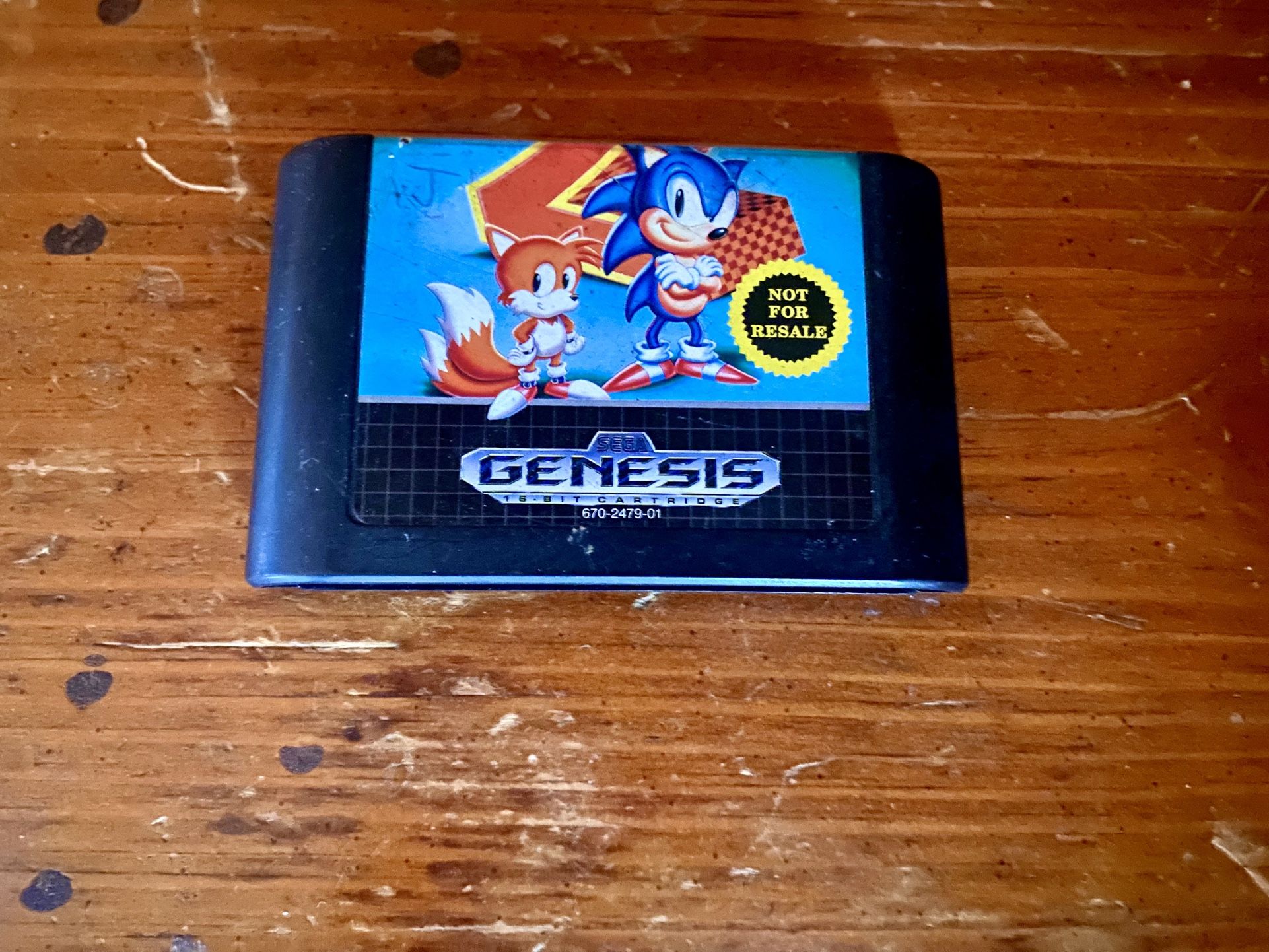 Sonic 2 Sega Genesis Game $5