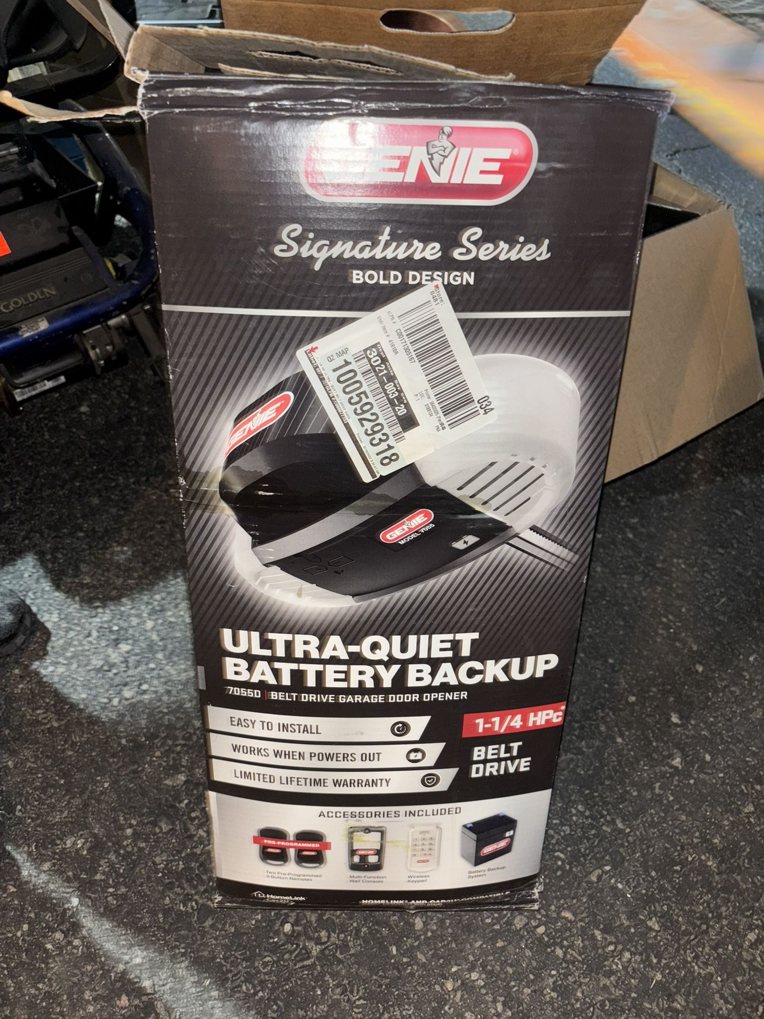 Genie Garage Door, Brand New Opener