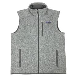 PATAGONIA BETTER SWEATER VEST MENS LARGE L GRAY FLEECE JACKET SWEATSHIRT ZIP UP