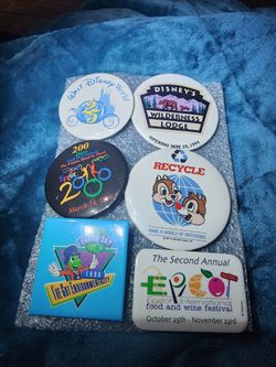 6 Vintage Disney Pins