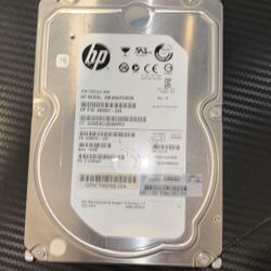 HP 4TB SAS 7200RPM 3.5” Enterprise Hard Drive – Server HDD (MB4000FCWDK) 