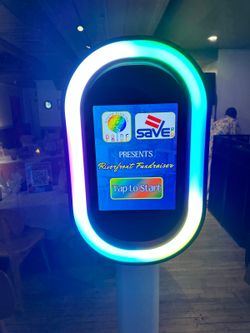 Photo Booth Kiosk with RGB LED Ring