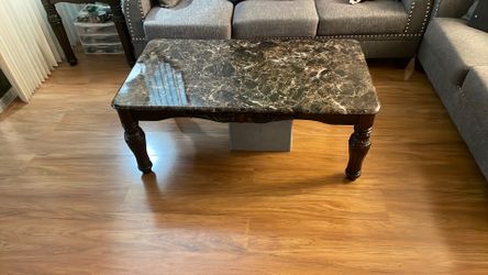 Center table and 2 side tables