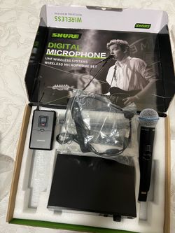 SLXD4 Vocal Dual Channel Wireless 2 B58 Microphone SHURE SLXD2