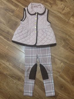 Janie and Jack vest and leggings