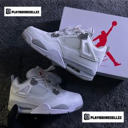 Air Jordan White Oreo 4s sizes 9-11 men $170 Brand new !