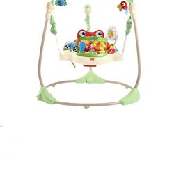 Fisher-Price Jumperoo Baby Activity Center With Lights Sounds And Music, Interactive Baby Bouncer, Rainforest