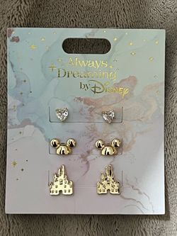 Disney Always Dreaming Earrings Set of 3
