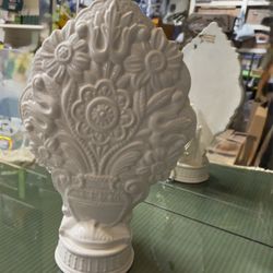 Vintage White Porcelain Lamps