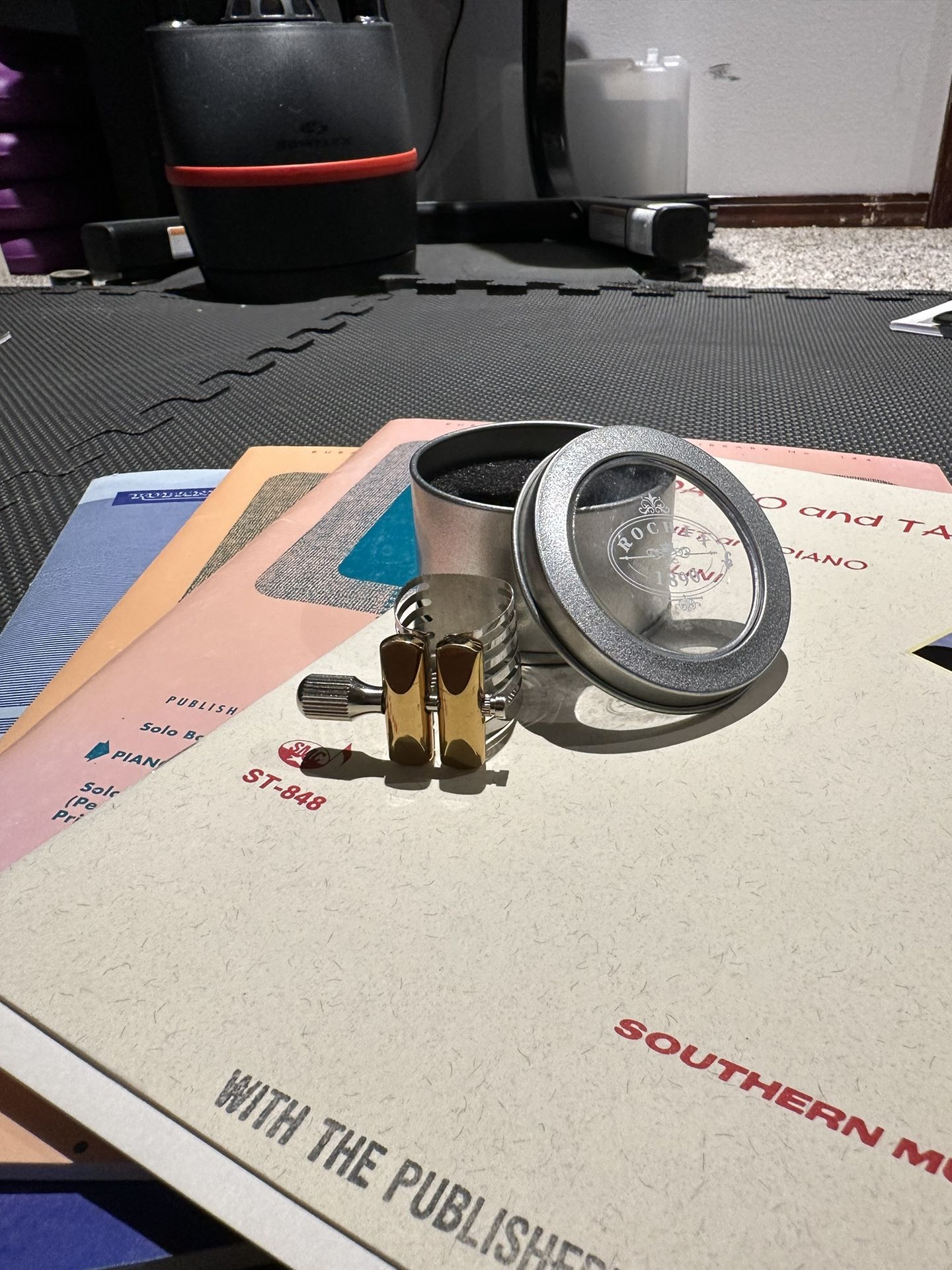 Gold And Silver Clarinet Ligature
