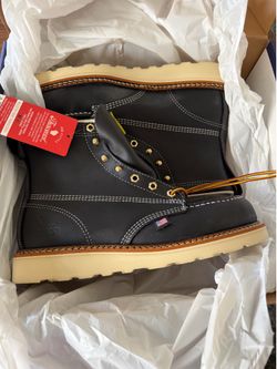 NEW Thorogood Men's American Heritage MAXWear Wedge 6" Steel Toe Work Boot Black