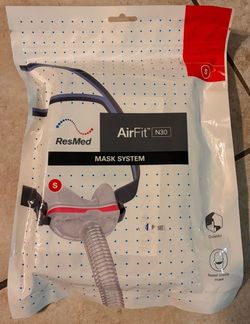NEW SEALED ResMed AirFit N30 CPAP Nasal Mask System Small (REF 64222) – $45