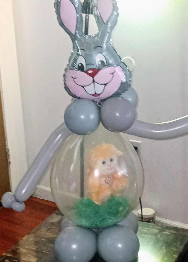 SMALL BALLOON EASTER BUNNIES