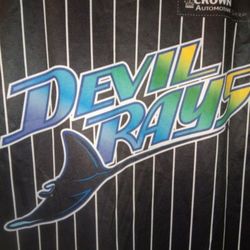 Tampa Bay Devil Rays Brett Phillips Sleeveless Jersey Size XL