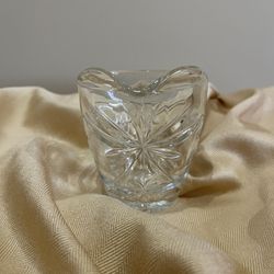 Vintage Anchor Hocking Clear Glass Crystal Creamer