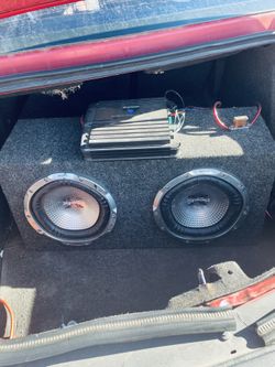 2 10in Subs With Alpine Subs 
