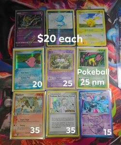 Singles Platinum/Plasma/Prism/Delta species/XY ERA/STAMP CARDS prices on photo
Pikachu Platinum - damage
Luvdisc – EX Crystal Guardians - NM
Mew –