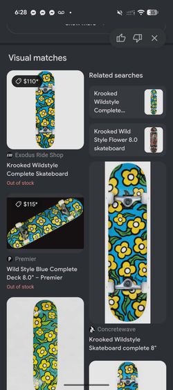 Krooked 8" Skateboard