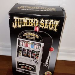 Casino Slot Machine Jumbo Savings Piggy Bank