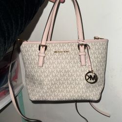 Michael Kors Pink Tote Bag (small)