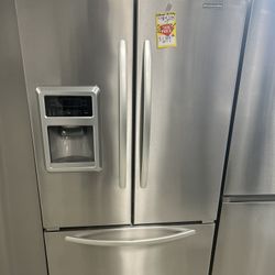 Refurbished Kitchenaid Counter Depth Refrigerator , Free Local Delivery, One Year Warranty