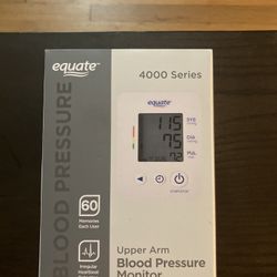 EQUATE 4000 SERIES BLOOD PRESSURE MONITOR 