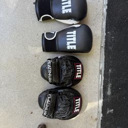 Title Boxing Gloves And Pads