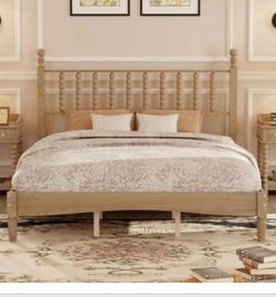 Brandnew bedframe, headboard, solid wood