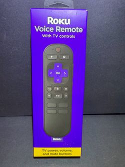 RoKu Voice Remote With TV controls
