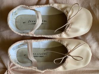 Danskin Freestyle Pink Ballet Slippers Kids Size 1