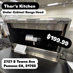 Thors Kitchen Under Cabinet Range Hood
