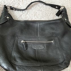 Authentic Coach black leather purse