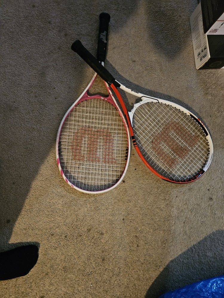 Wilson Tennis Rackets – Good Condition