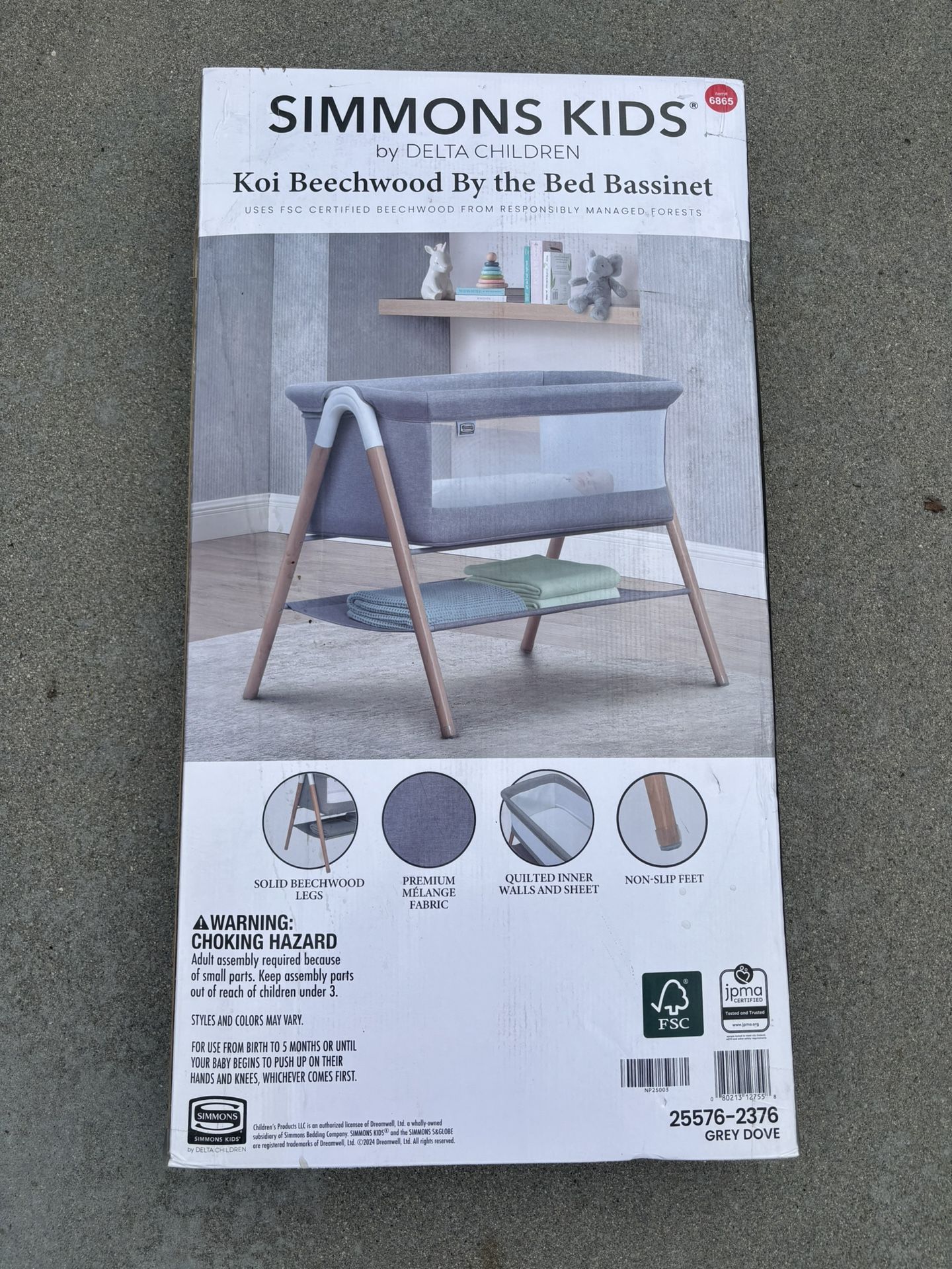 Beechwood Baby Bassinet Sealed Box