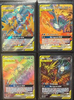 Pokemon tcg tag team legendary birds lot
