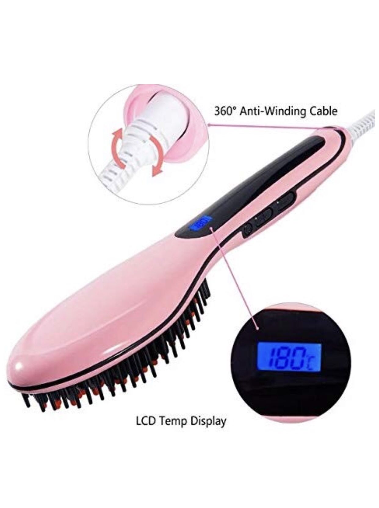 Hair Straightener Brush