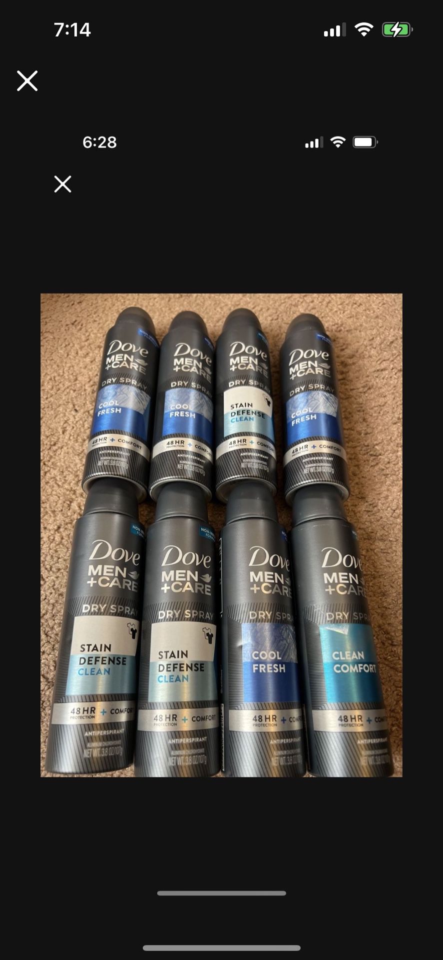 Dove Deodorant $4 Each