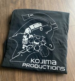 XL Black TShirt Kojima Productions Japanese Gaming