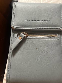 Ladies powder blue handbag
