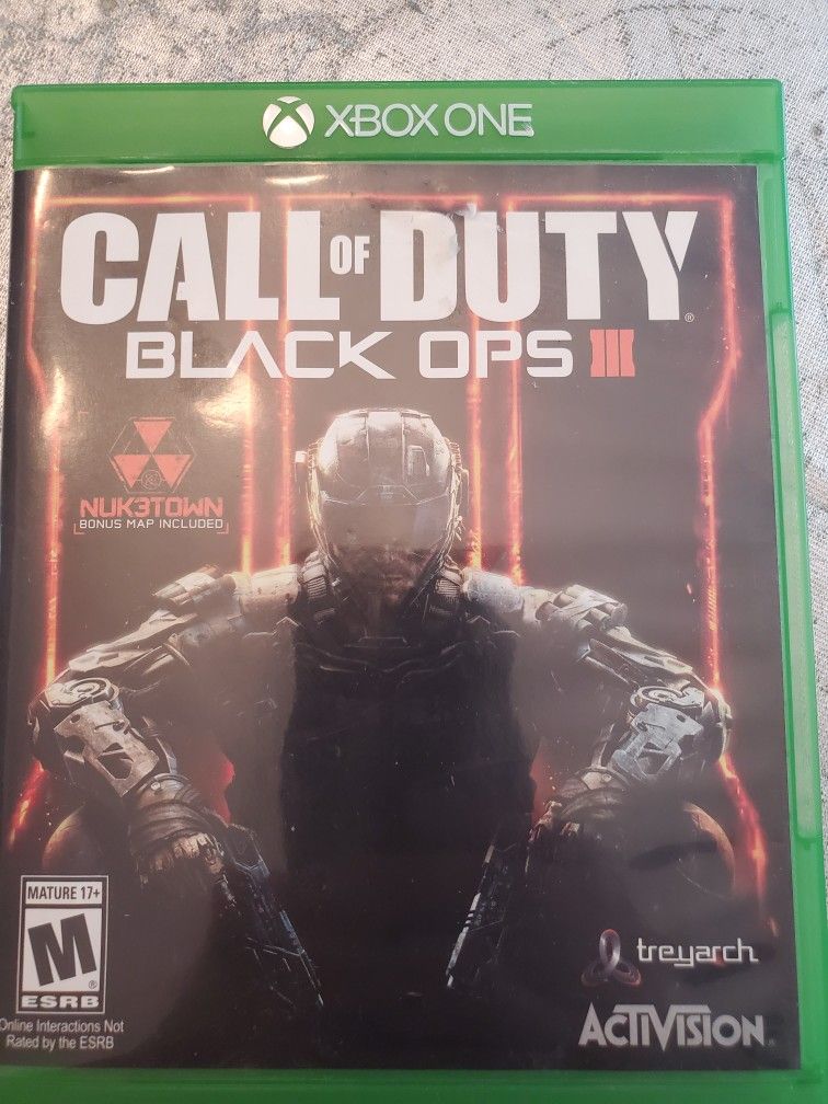 Call Of Duty Black Ops 3 III Microsoft Xbox One video game system