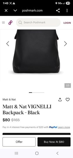 Back pack  nuevo original  de piel