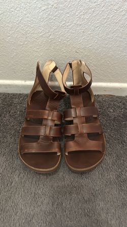 Brown FreeWaters  Leather Gladiator Sandals