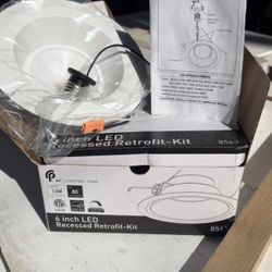 6” LED Recessed Retrofit Kit – 13W Dimmable (New in Box)