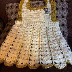 Vestido Tejido A Mano.  Crochet Dress 