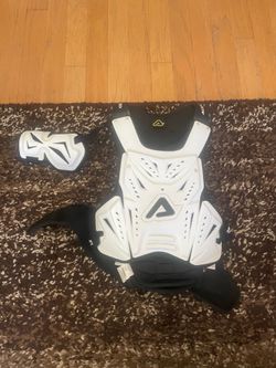 Acerbis white chest protector