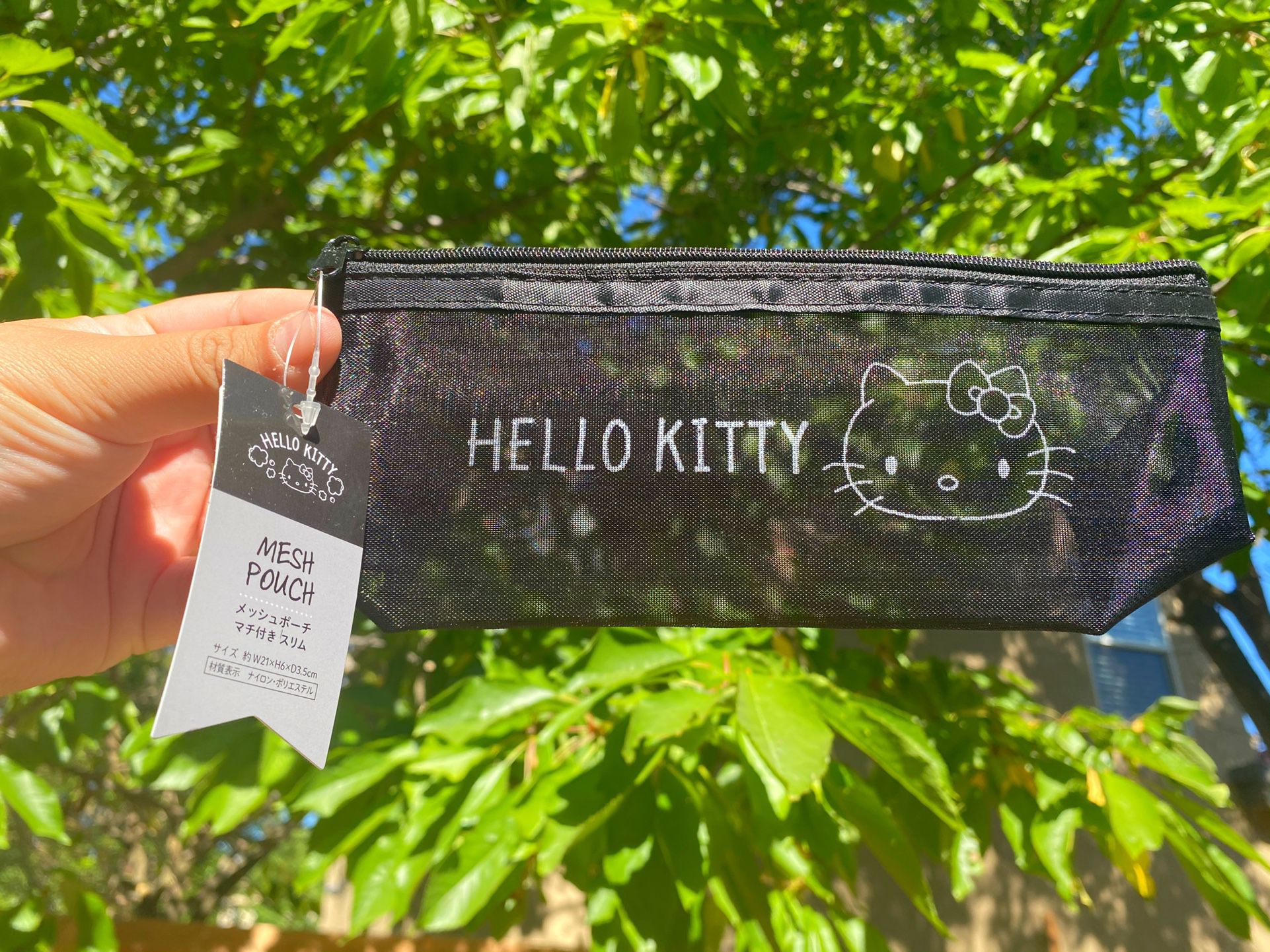Hello Kitty Mesh Pouch