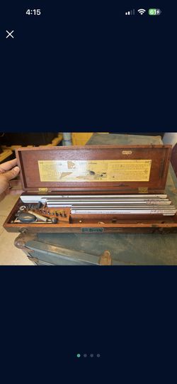 VINTAGE KEUFFEL & ESSER CO K&E LEROY LETTERING SET WITH WOOD CASE