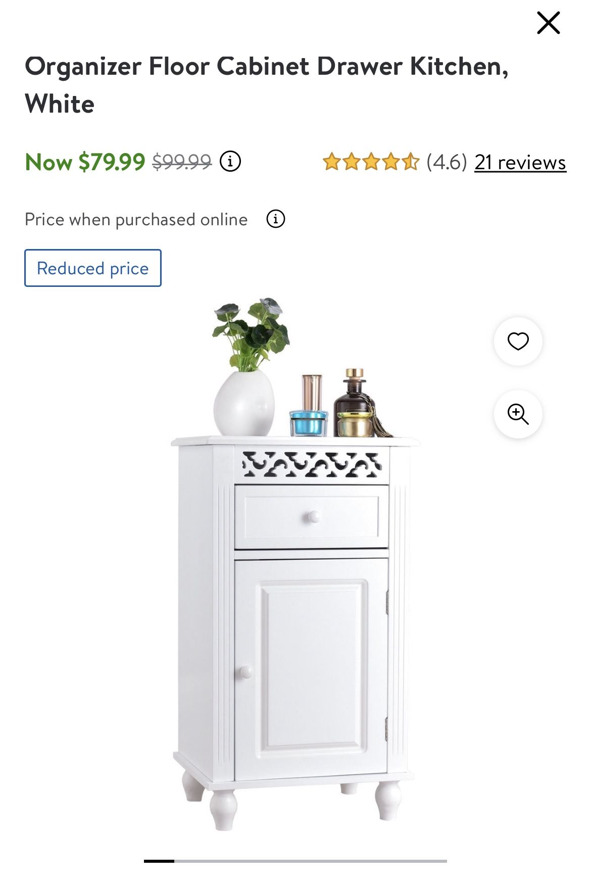 Organizer Floor Cabinet 