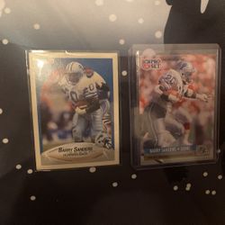 Barry Sanders Card Lot