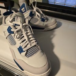 Retro 4 Military Blue Size 10.5